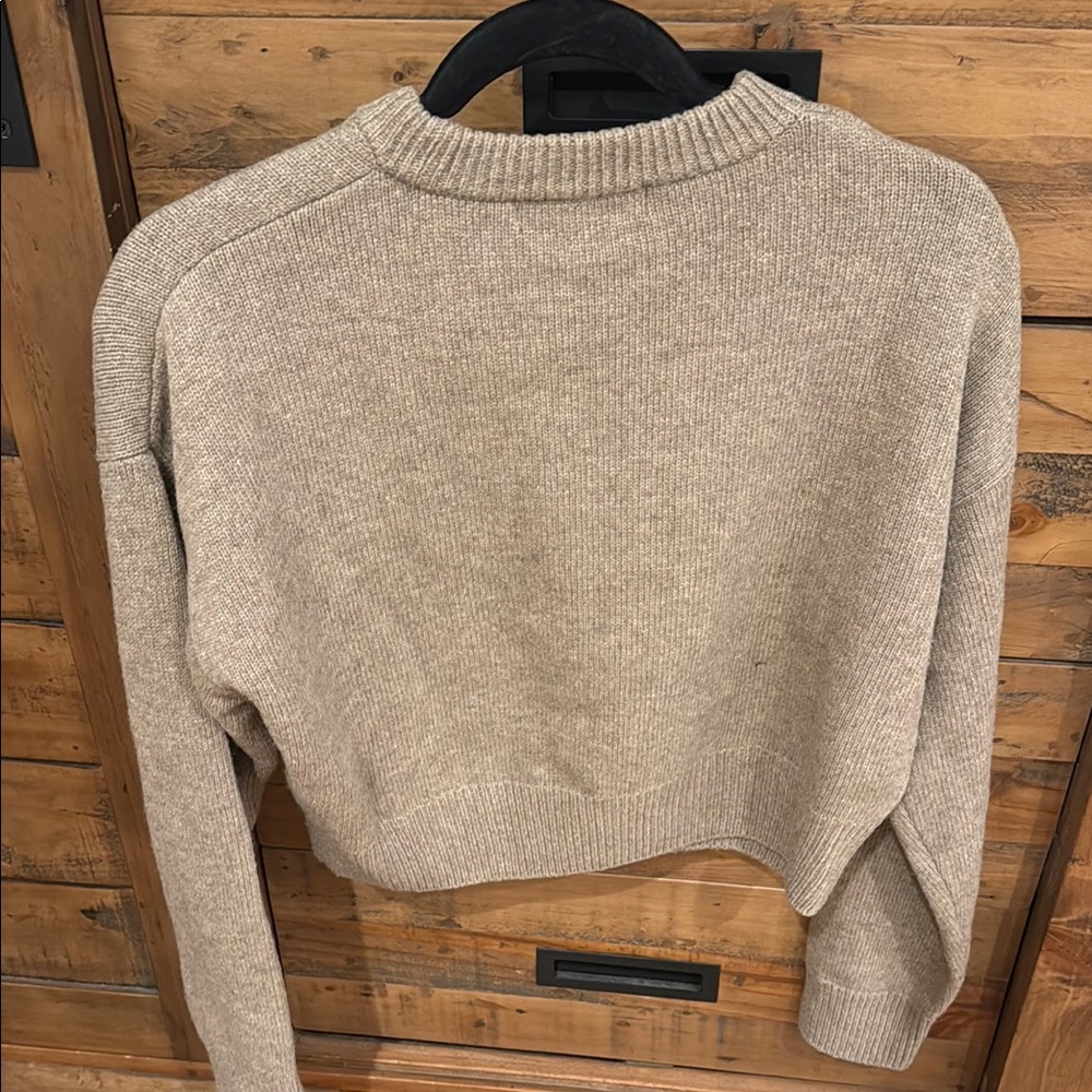 The Frankie Shop Dori Crop Sweater View 3